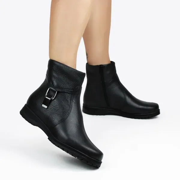 Bottero Bota 369202-7 Preto Couro Burnish -1-